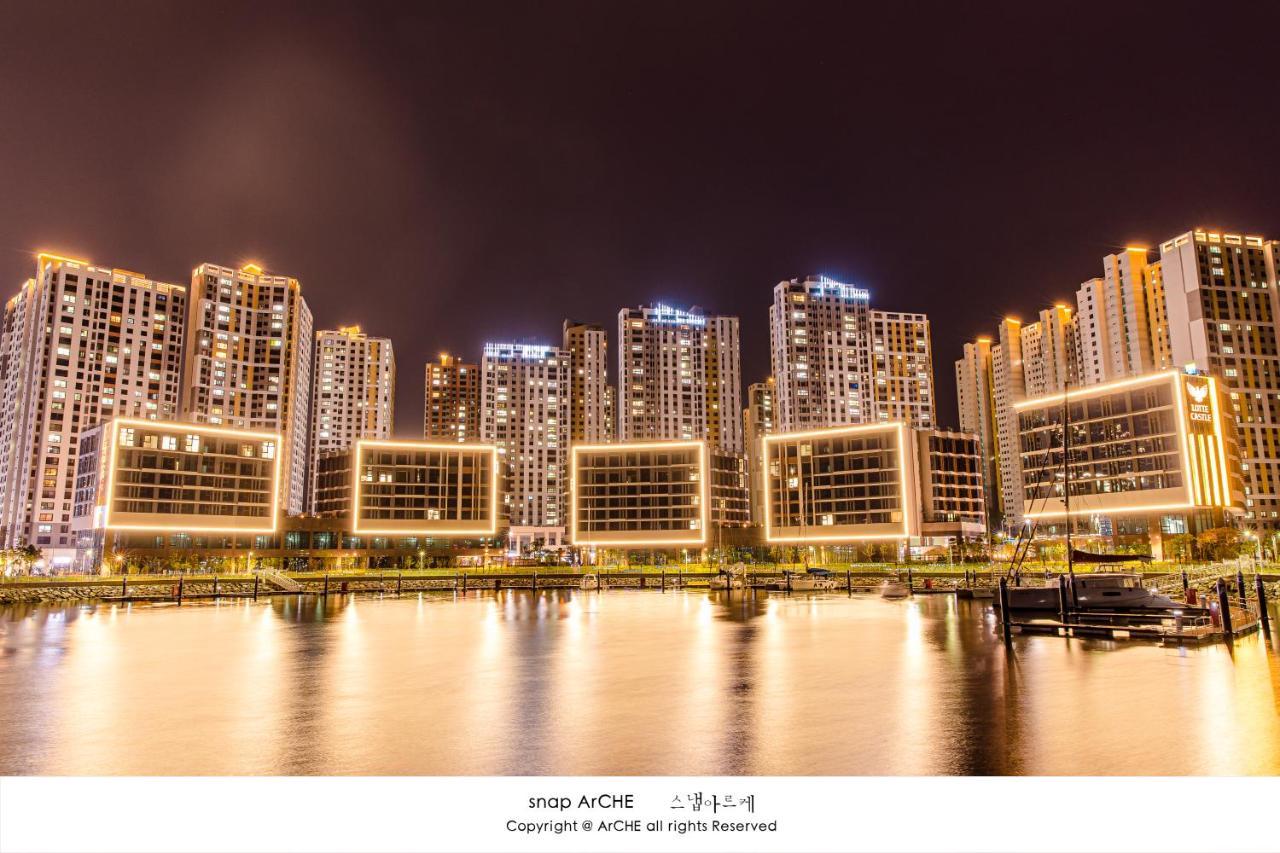 Lotte Castle Marina Lejlighedshotel Yeosu Eksteriør billede